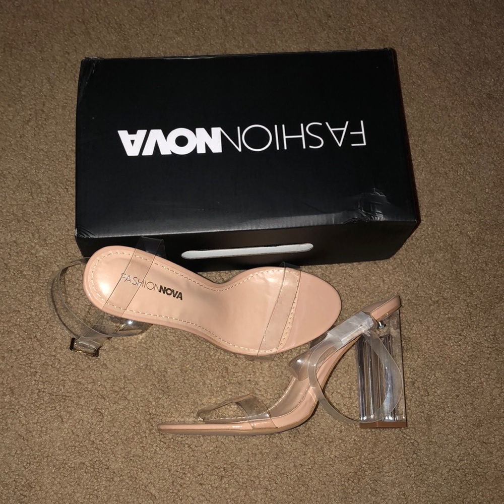 Transparent heels